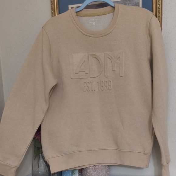 Urban culture Sweaters - ADM Beige Crewneck Sweatshirt